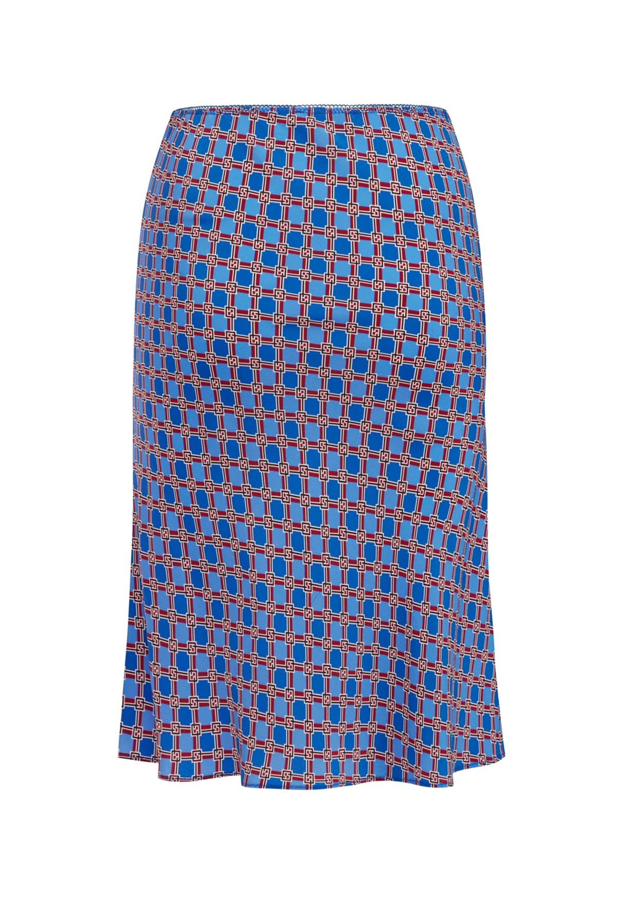 Bias Knee Skirt Catena Silk