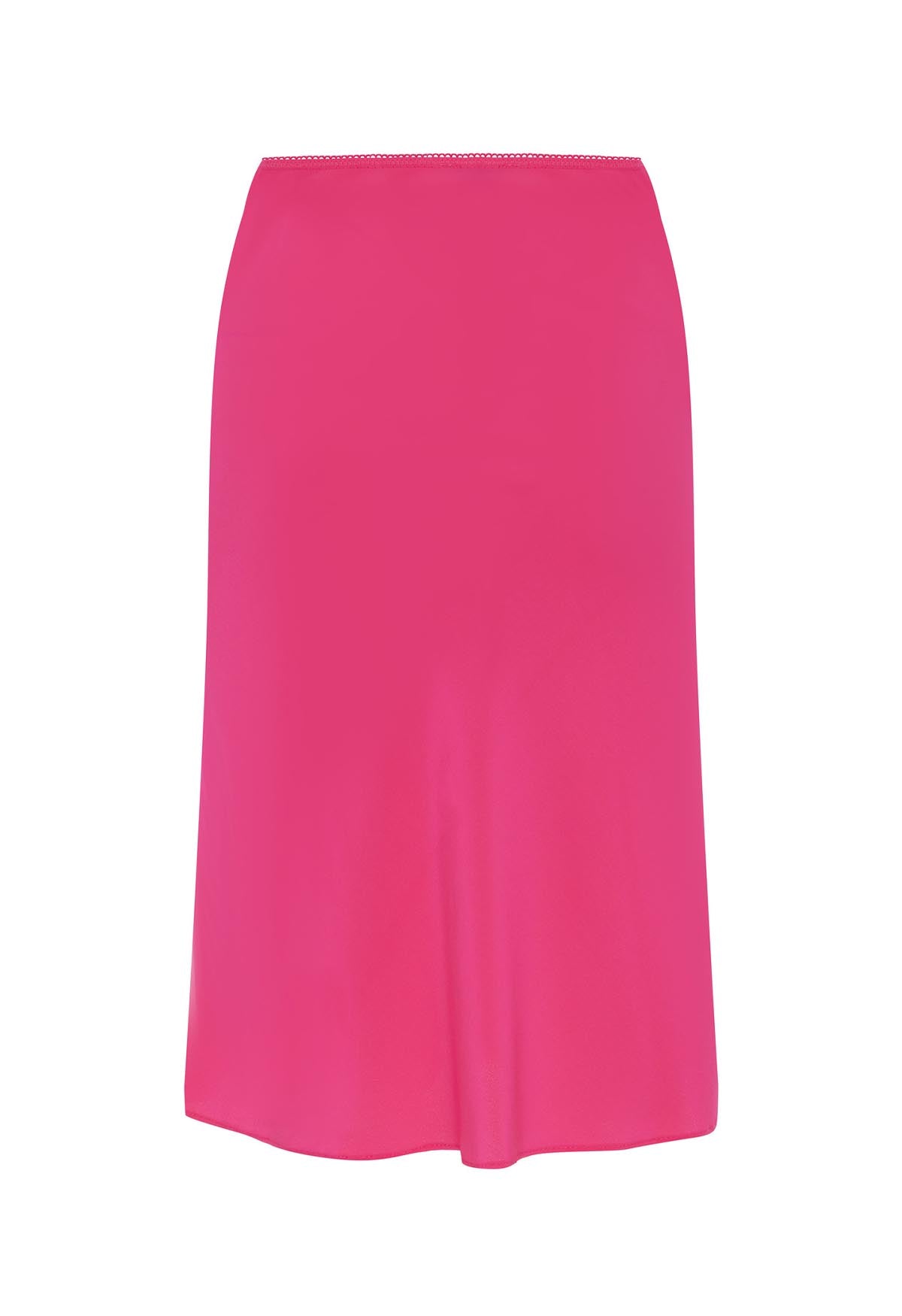 Bias Knee Skirt Rossetto Silk