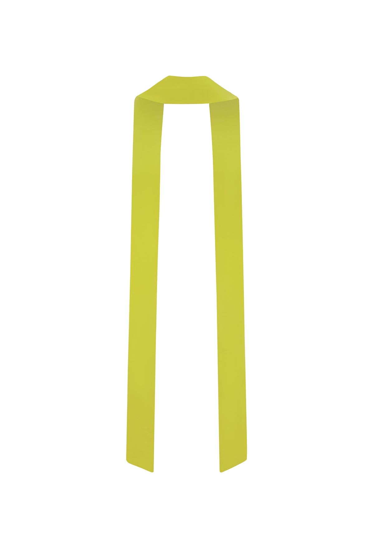 Neck Scarf Chartreuse Silk