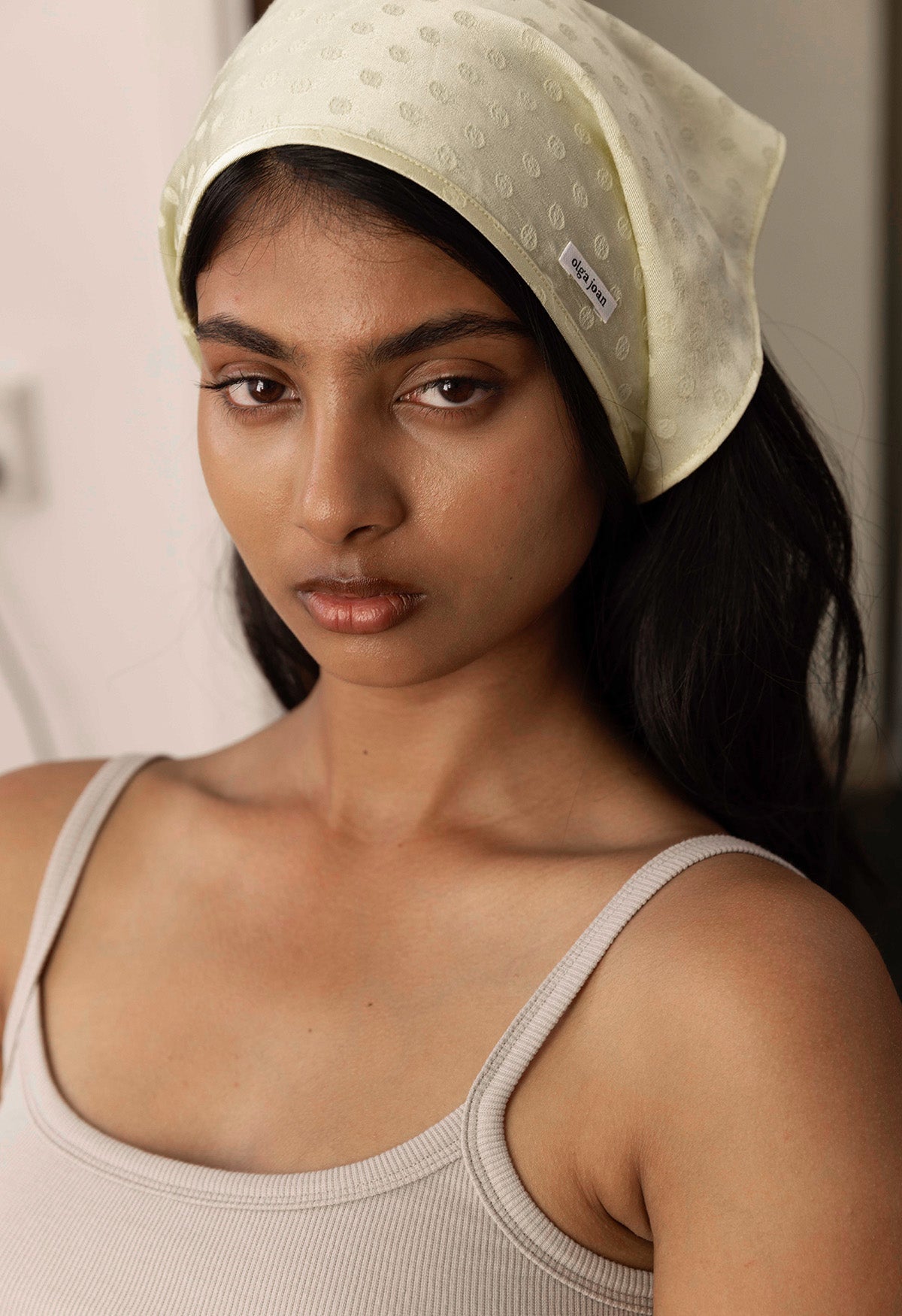 Headscarf Jacquard Limone