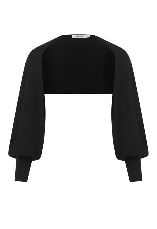 Bell Sleeve Bolero Nera