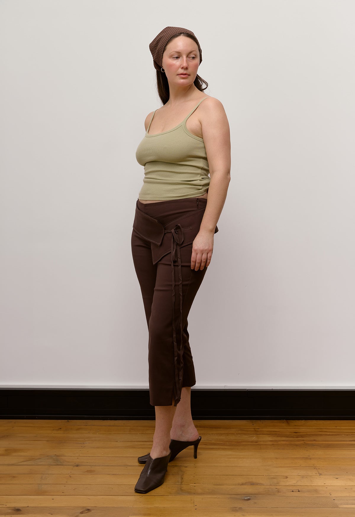 Belted Capri Pant Ciocco