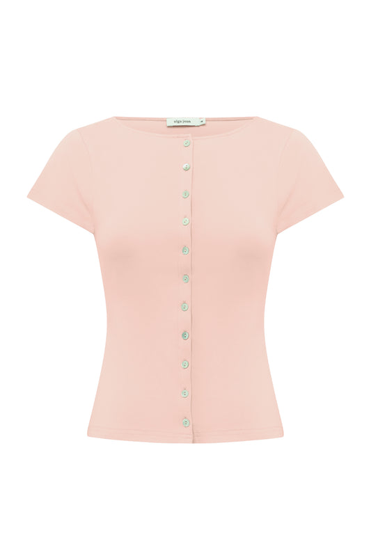 Button-Through Tee Petalo