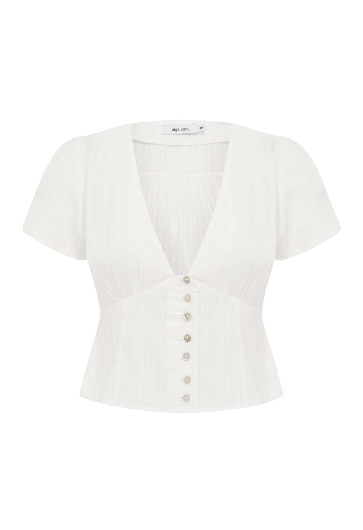 Cap-Sleeve Top Bianca