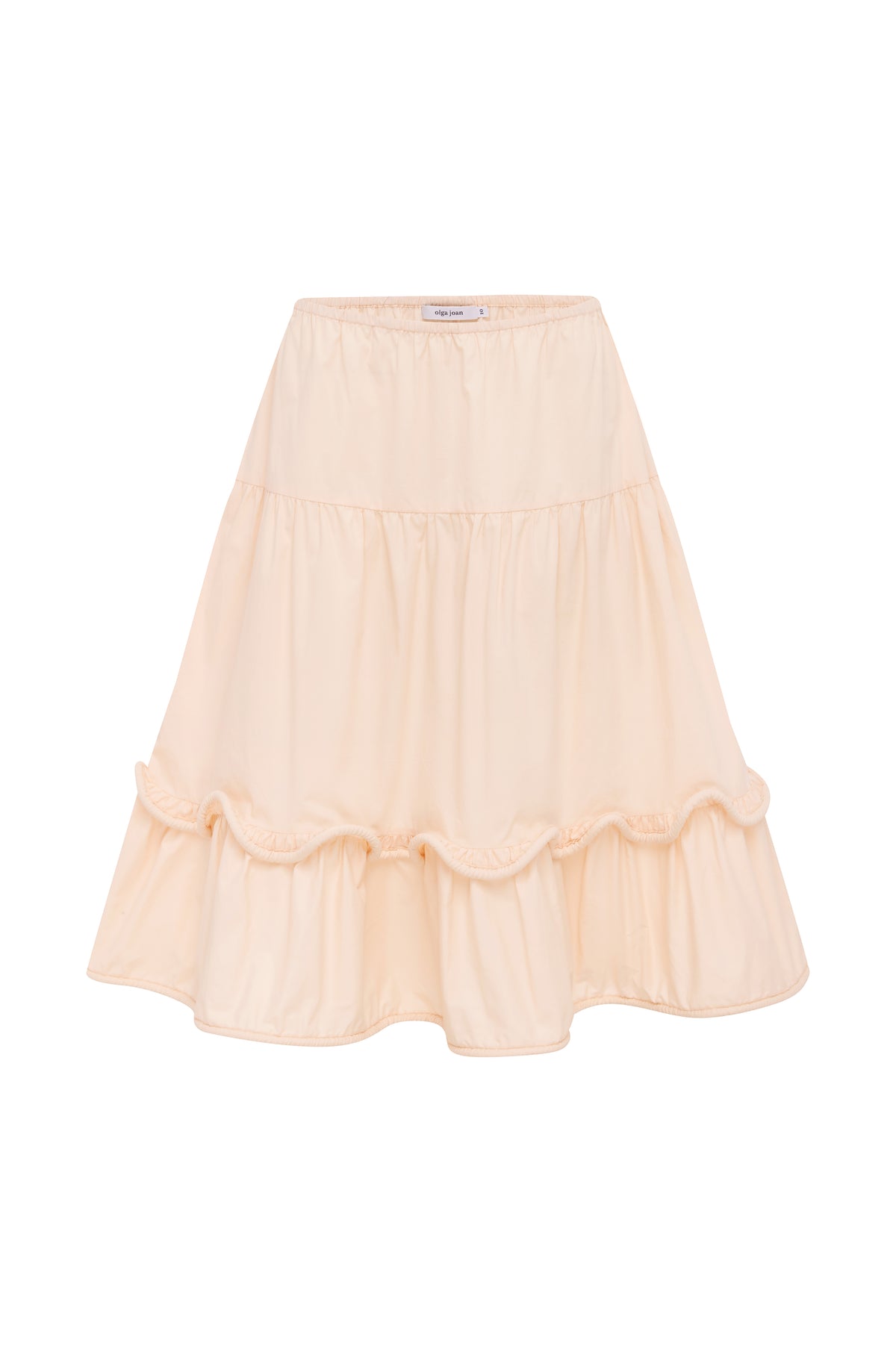 Corded Petticoat Skirt Cipria