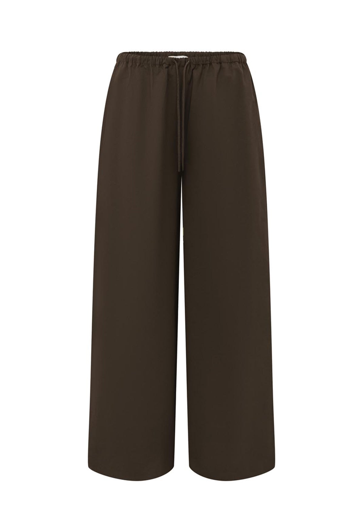 Mid-Rise Drawcord Pant Ciocco