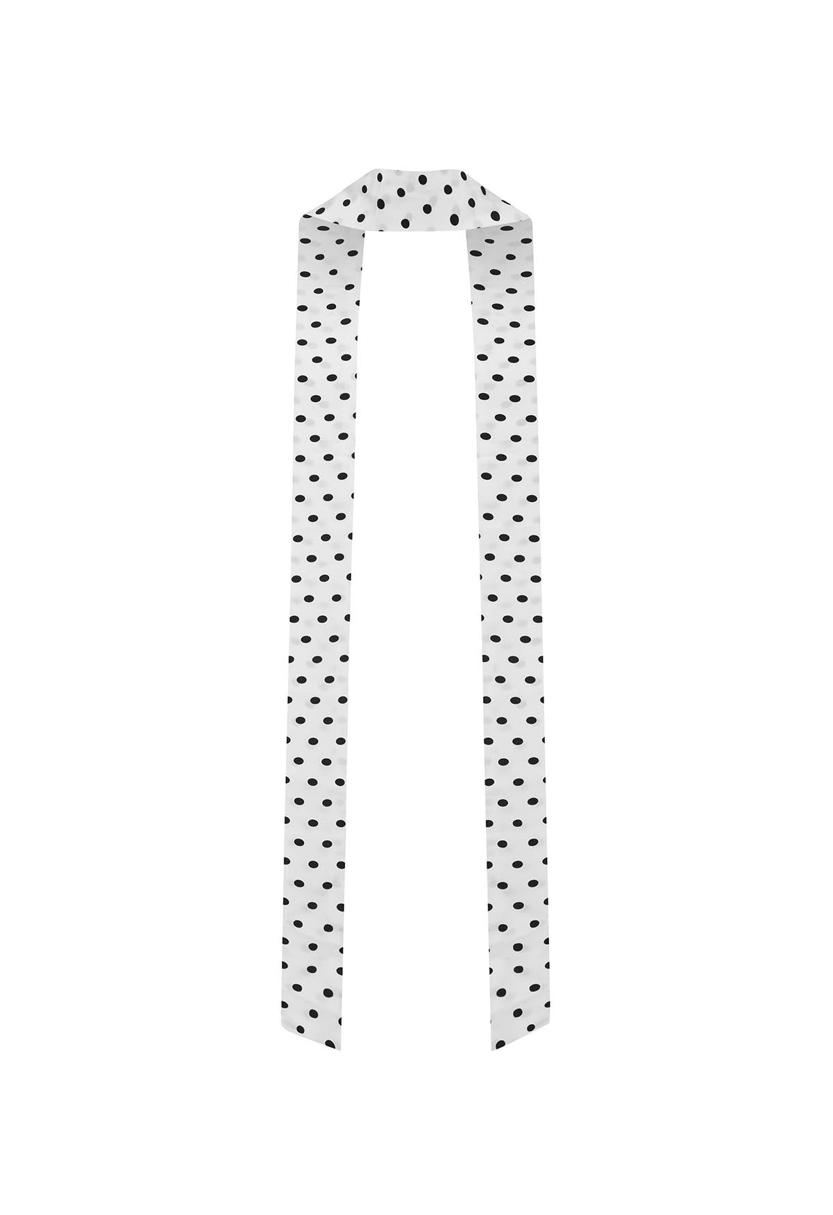 Neck Scarf Pois Bianca