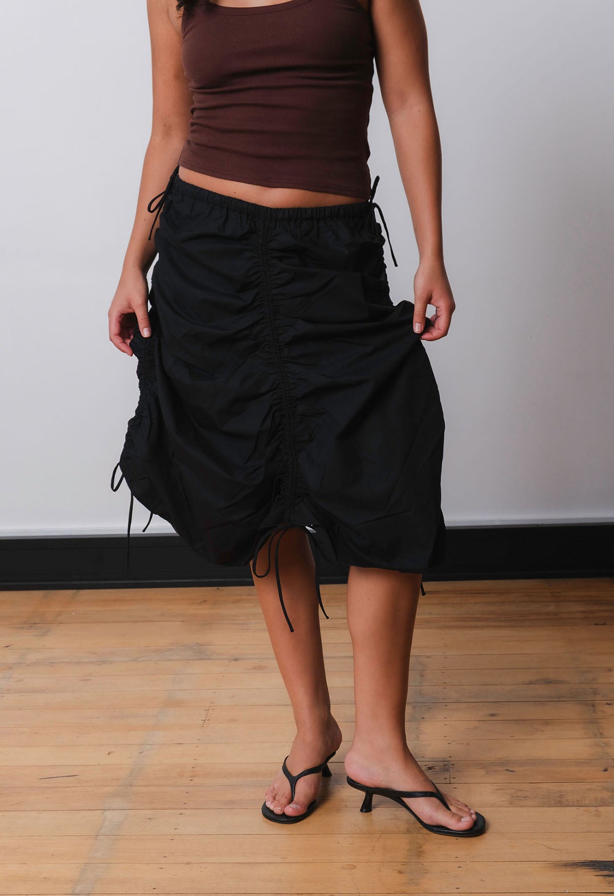 Ruched Skirt Nera