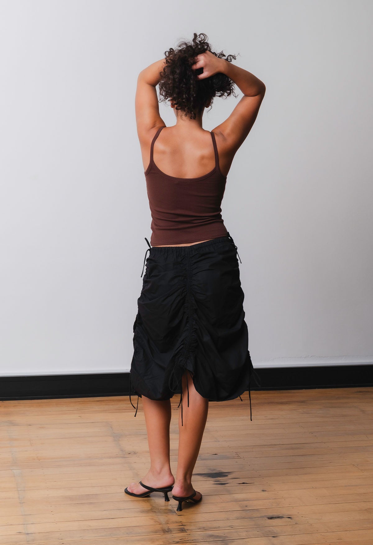 Ruched Skirt Nera