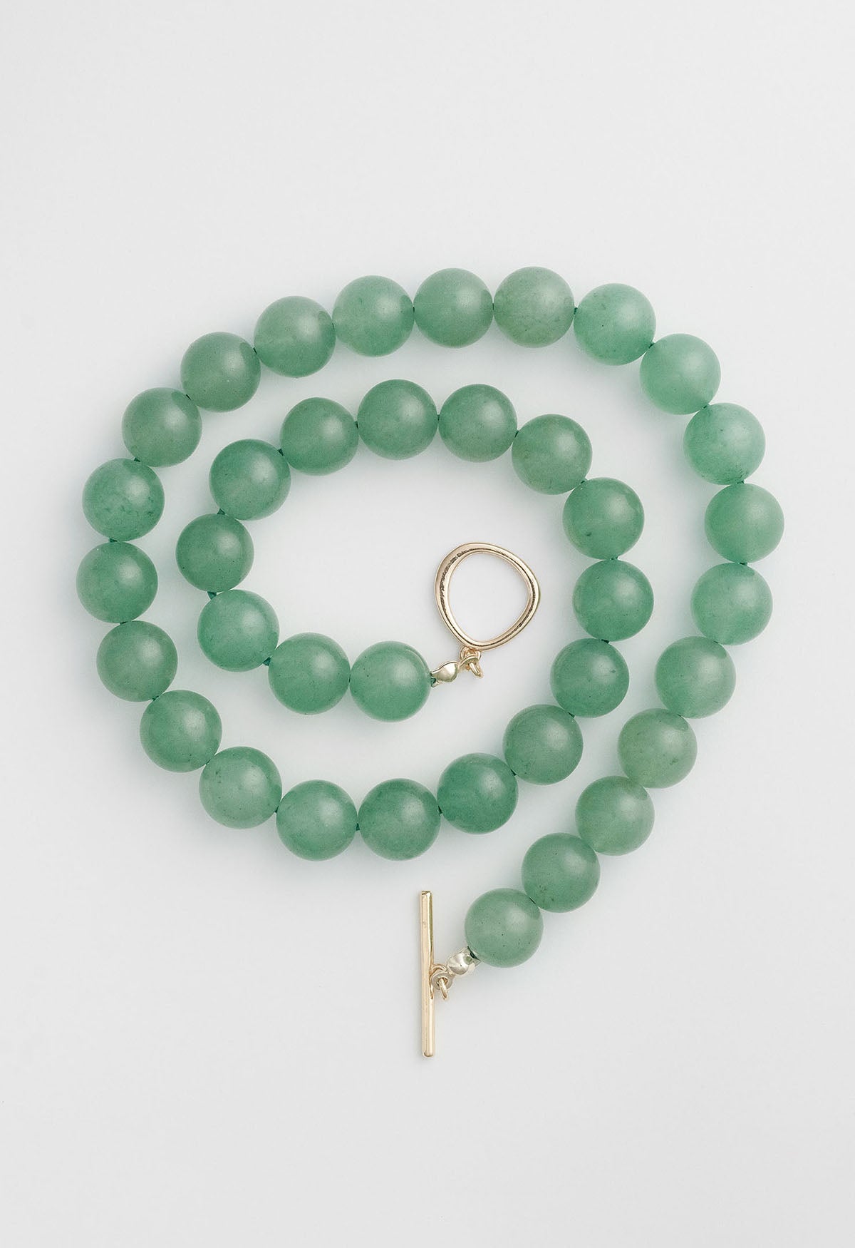 Sun Ray Necklace Aventurine Gold 10mm