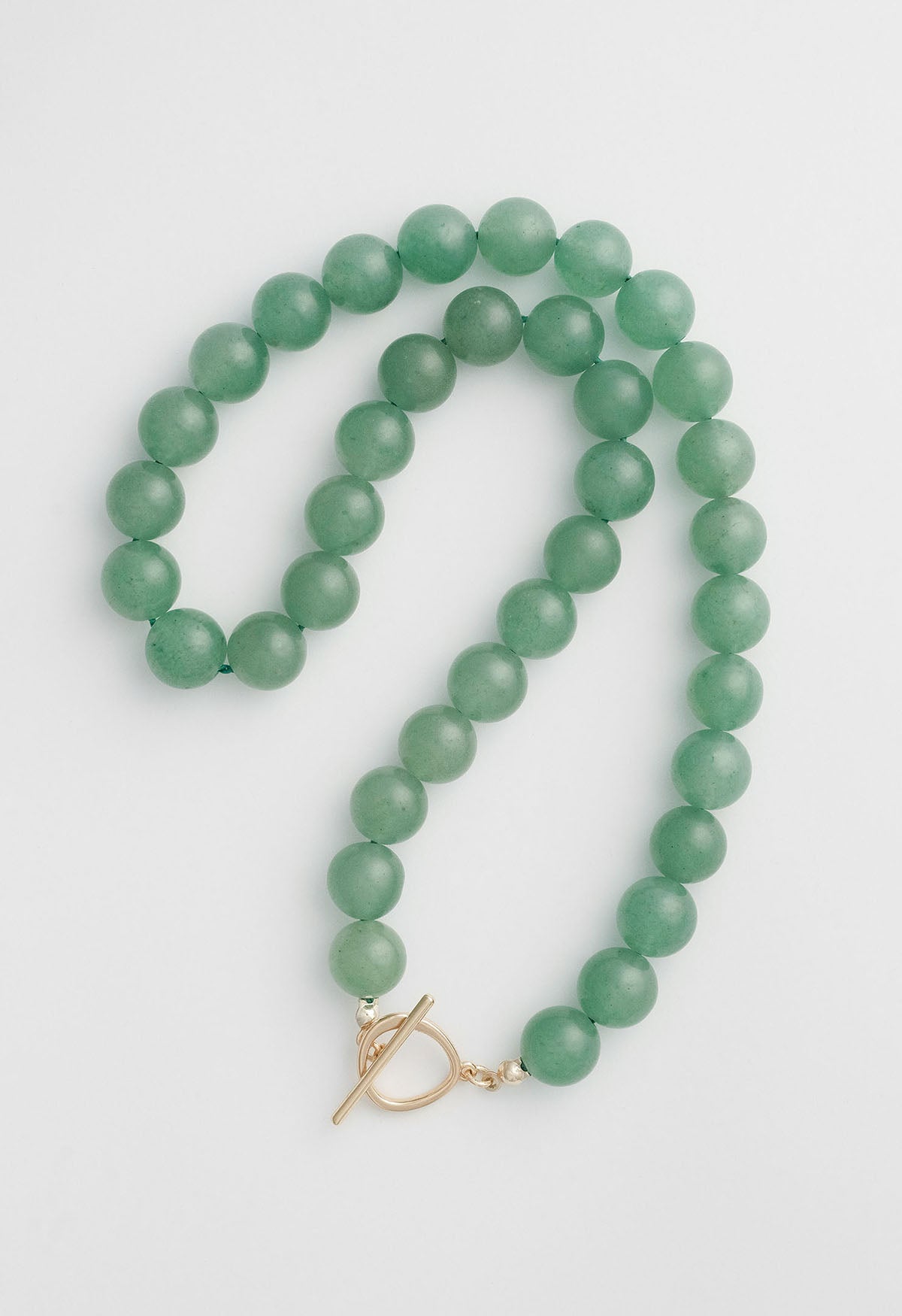 Sun Ray Necklace Aventurine Gold 10mm