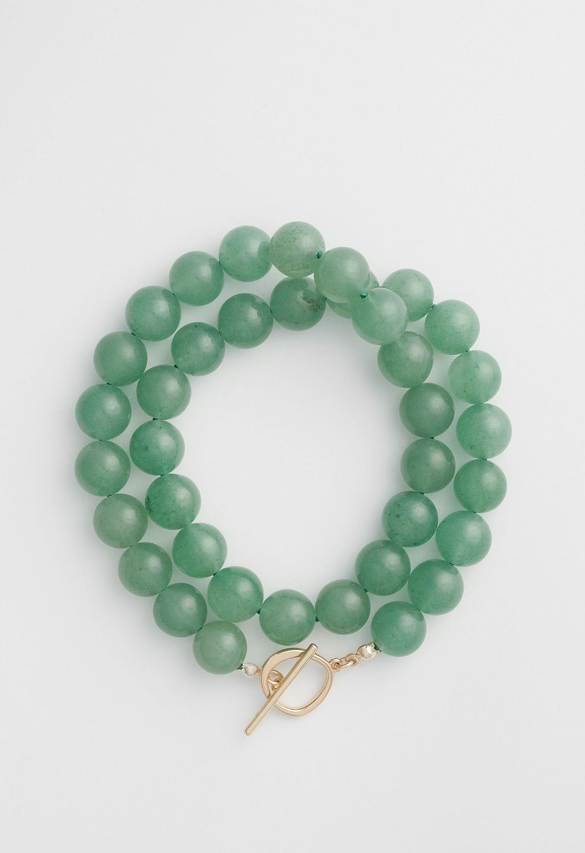 Sun Ray Necklace Aventurine Gold 10mm