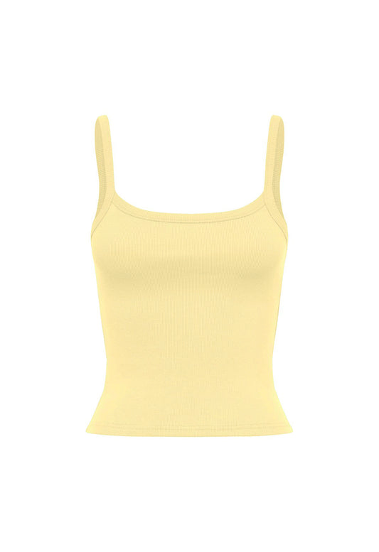 Ribbed Singlet Limone