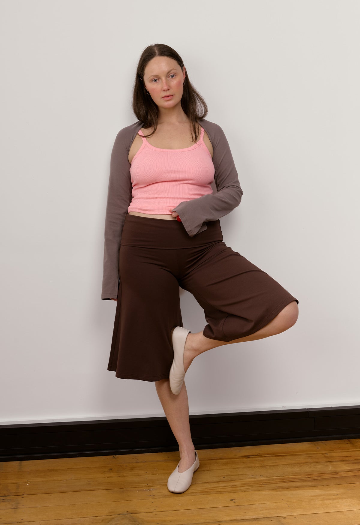 Ribbed Singlet Rosa