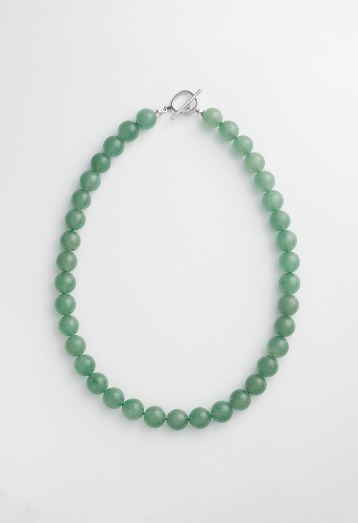 Sun Ray Necklace Aventurine Silver 10mm
