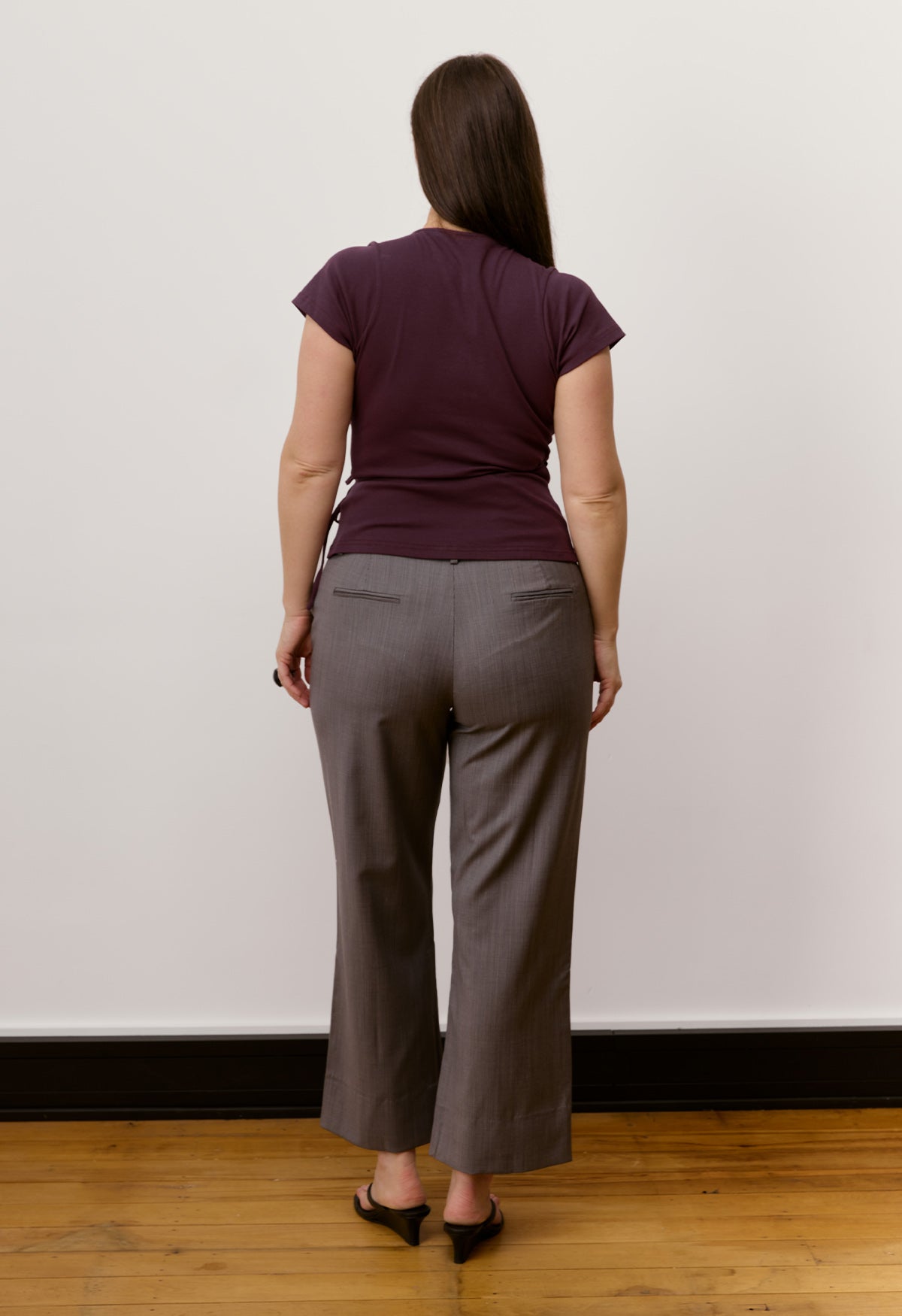Tailored Low-Rise Pant Multi Pinstripe