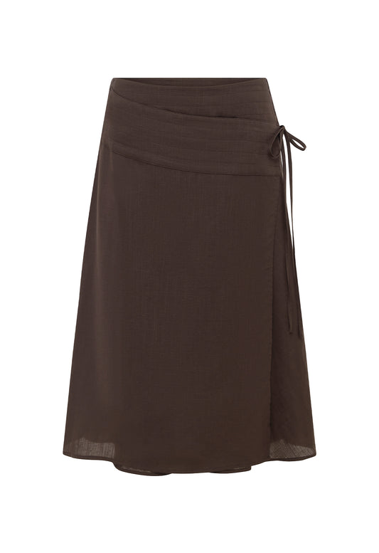 Tie-Waist Skirt Ciocco